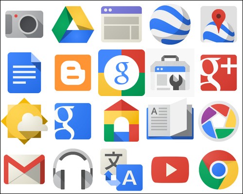 Иконки Google JFK icons